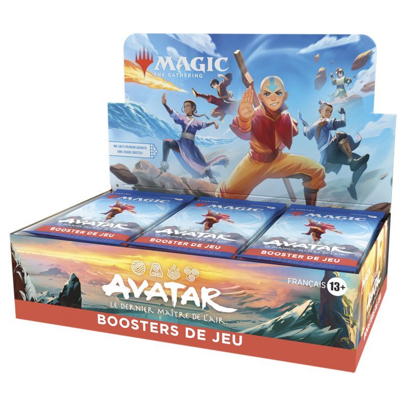 Boite de 30 boosters de jeu Magic: The Gathering | Avatar, le dernier maître de l'air - Magic FR - Kage No Sekai