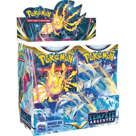 Pokémon - Boite de Boosters Français - Display 36 Boosters EB12 - Epée et Bouclier 12 - Tempête Argentée - Kage No Sekai