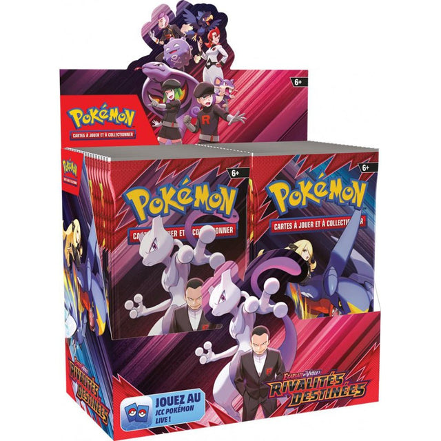Pokémon - Boite de Boosters Français - Display 36 Boosters EV10 - Ecarlate et Violet - Rivalités Destinées - Kage No Sekai