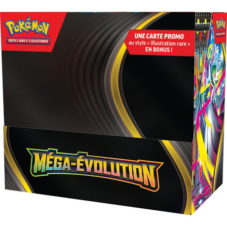 Pokémon - Boite de Boosters Français - Display Box Topper 36 Boosters ME01 - Méga Evolution (Avec Carte Promo) - Kage No Sekai